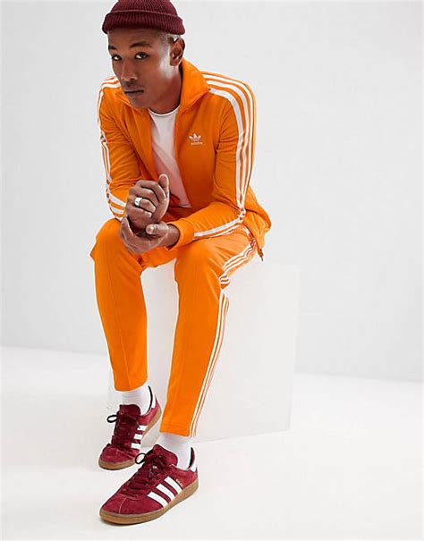 adidas trainingsanzug knall orange herren|adidas originals herren trainings.